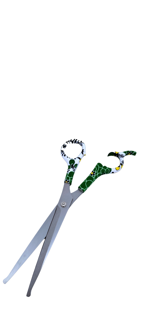 Tesoura Curva 7,5&quot; Precision Edge Cabo Acrílico Colorido