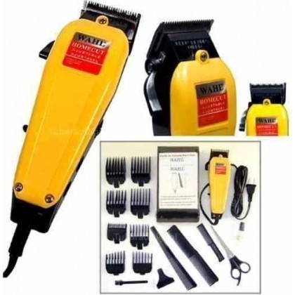 Máquina de Corte Wahl Kit 17 Peças Amarela 110V